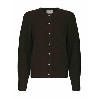 Neo Noir NUNA KNIT CARDIGAN BROWN