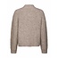 Neo Noir TAURA FLUFFY KNIT CARDIGAN BEIGE MEL.