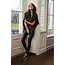 Deblon Sports SHINE LEGGINGS HIGH WAISTBAND CACAO