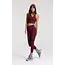 Deblon Sports CLASSIC LEGGINGS HIGH WAISTBAND BORDEAUX