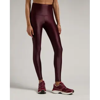 Deblon Sports SHINE LEGGINGS HIGH WAISTBAND BORDEAUX