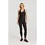 Deblon Sports CLASSIC LEGGINGS HIGH WAISTBAND PIED DE POULE DUSK BROWN