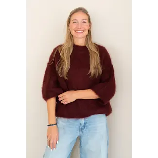 Studio Lavendel CELINE PULL BURGUNDY
