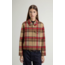 WOOLRICH LIGHT DOUBLE WOOL JACKET RED GOLD KHAKI