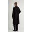 WOOLRICH DOUBLE WOOL COAT BLACK