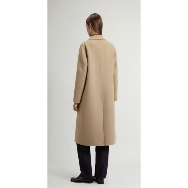 WOOLRICH DOUBLE WOOL OVERSHIRT GOLD KHAKI