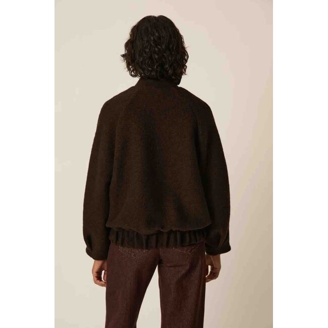 DES PETITS HAUTS HILDILIA OURSON VESTE MAILLE