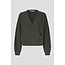 Second Female GABY WRAP KNIT BLACK OLIVE