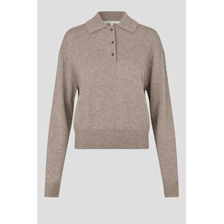 Second Female LONGO KNIT MID BROWN MELANGE