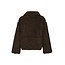 Neo Noir CASTOR FAUX FUR JACKET DARK BROWN