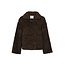Neo Noir CASTOR FAUX FUR JACKET DARK BROWN