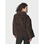 Neo Noir CASTOR FAUX FUR JACKET DARK BROWN