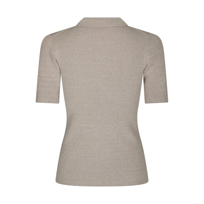 Neo Noir MANAMA KNIT BLOUSE WARM GREY