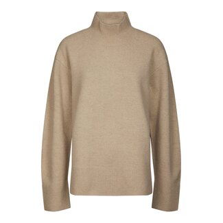 Neo Noir JEN KNIT BLOUSE WARM GREY