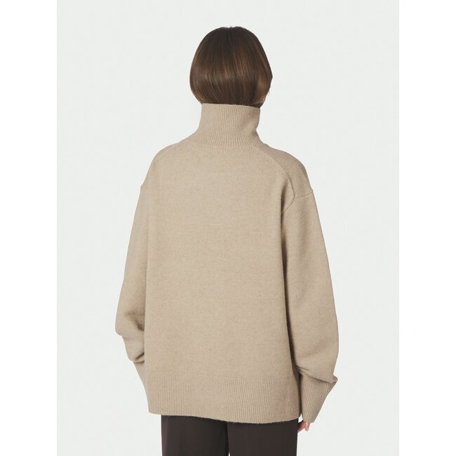 Neo Noir JEN KNIT BLOUSE WARM GREY