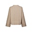 Neo Noir ROEME KNIT STITCH BLOUSE BEIGE MEL.