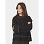 Neo Noir ROEME KNIT STITCH BLOUSE DARK BROWN