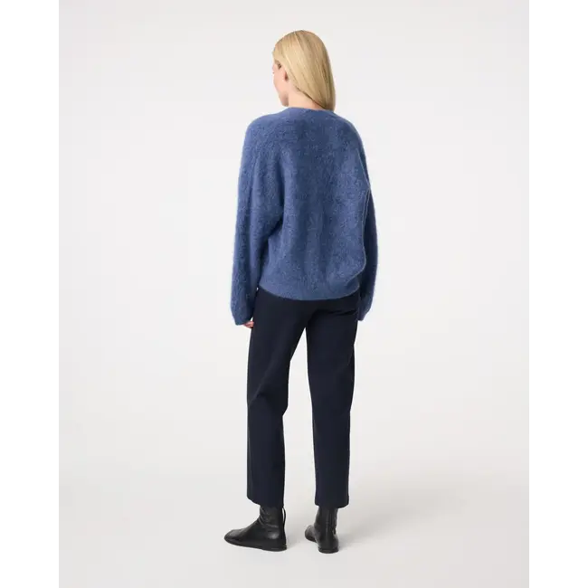 KNIT-TED MARIS CARDIGAN MID BLUE