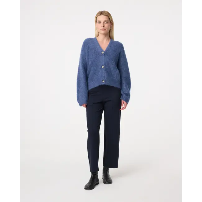 KNIT-TED MARIS CARDIGAN MID BLUE