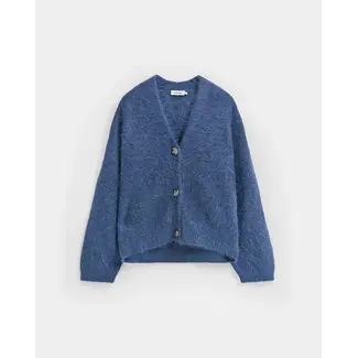 KNIT-TED MARIS CARDIGAN MID BLUE