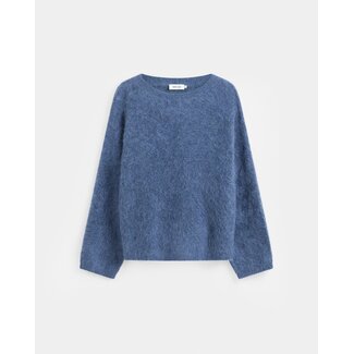 KNIT-TED AMALIA PULLOVER  MID BLUE