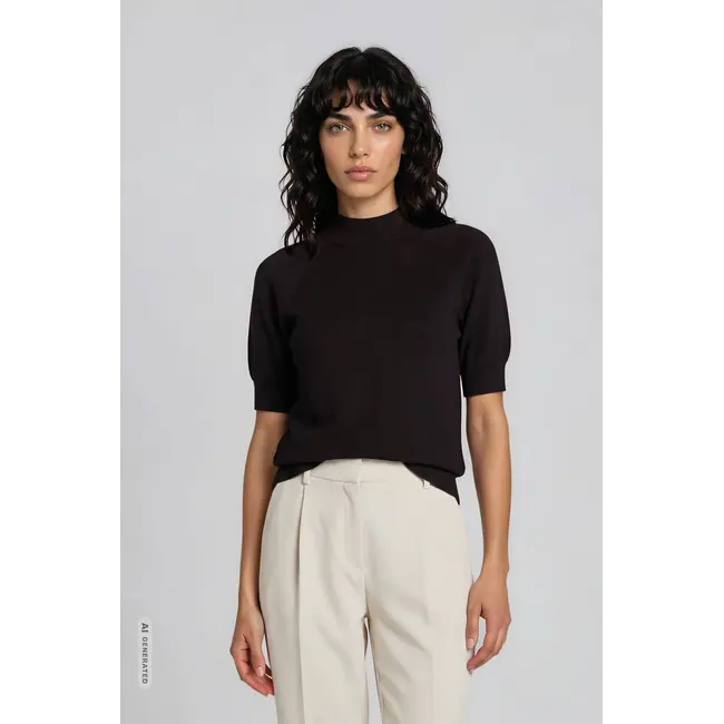 Bruuns Bazaar ANEMONE HALIAS KNIT CHOCOLATE BROWN