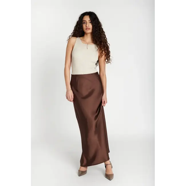 Bruuns Bazaar KORTHALSIA JOANELLE SKIRT CHESTNUT