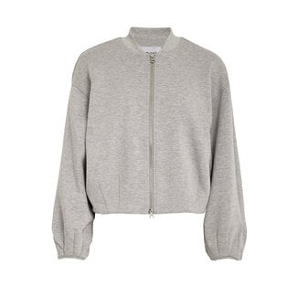 Minus MADDY SHORT JACKET FORST GRAY MELANGE