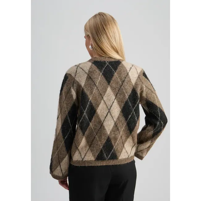 Minus INARA RWS KNIT PULLOVER SAND GREY