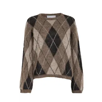 Minus INARA RWS KNIT PULLOVER SAND GREY