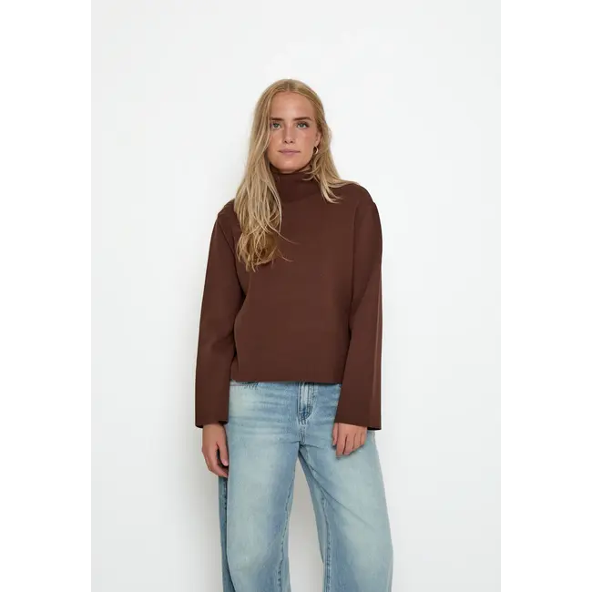 Minus LUPI HIGH NECK KNIT TIRAMISU