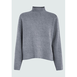 Minus LUPI HIGH NECK KNIT GUNMETAL MELANGE