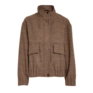 Minus SOLAY JACKET TIRAMISU CHECKED