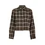 Minus REGINE SHIRT TIRAMISU CHECKED