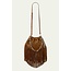 Ba&sh SAC S SUEDE MINI JEUNE TOTI CHOCO