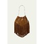 Ba&sh SAC S SUEDE MINI JEUNE TOTI CHOCO