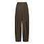 Neo Noir LUCILLE STRUCTURE PANTS DARK BROWN