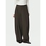 Neo Noir LUCILLE STRUCTURE PANTS DARK BROWN