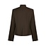 Neo Noir TIRIA STRUCTURE BLAZER DARK BROWN