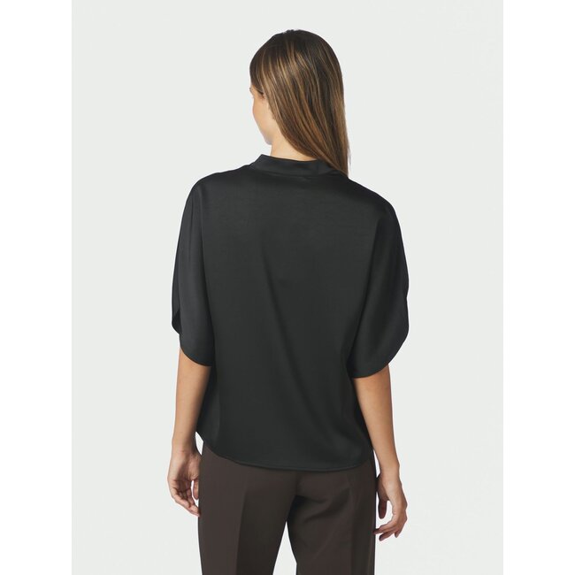Neo Noir ANELLE HEAVY SATEEN BLOUSE BLACK