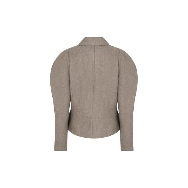 Ruby Tuesday CIRISS BALLOON SLEEVE SLATE GREY