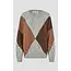Second Female FORCA KNIT V-NECK LIGHT GREY MELANGE