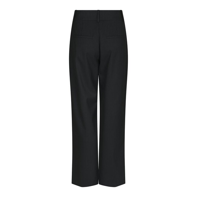 Neo Noir NATHALIE SLIM PINSTRIPE PANTS DARK NAVY