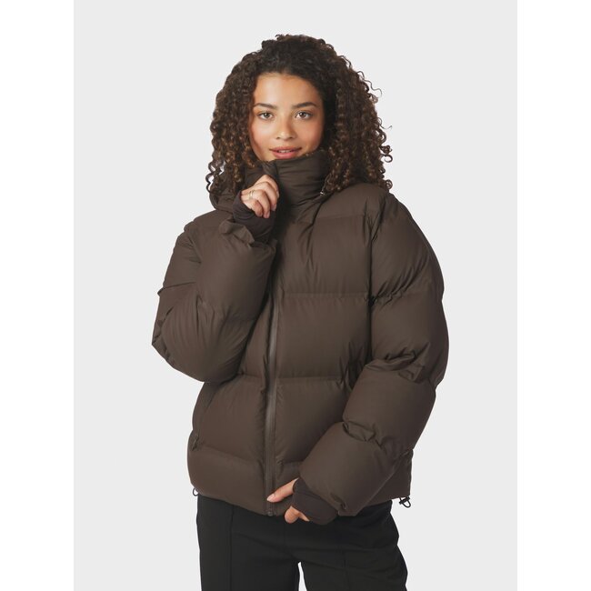 Neo Noir FOX C PUFFER JACKET DARK BROWN