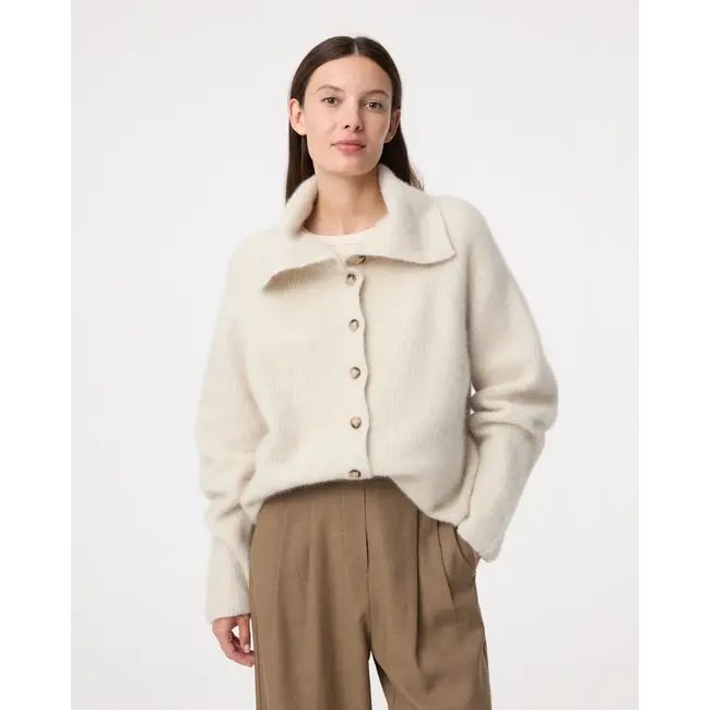 KNIT-TED MILO CARDIGAN GREIGE