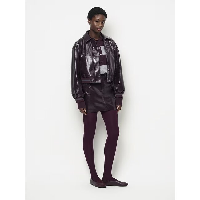 Dante 6 DALYN FAUX LEATHER BOMBER BORDEAUXROOD