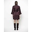 Dante 6 NOANNE BOLD SHIRT WRAP DRESS BORDEAUXROOD