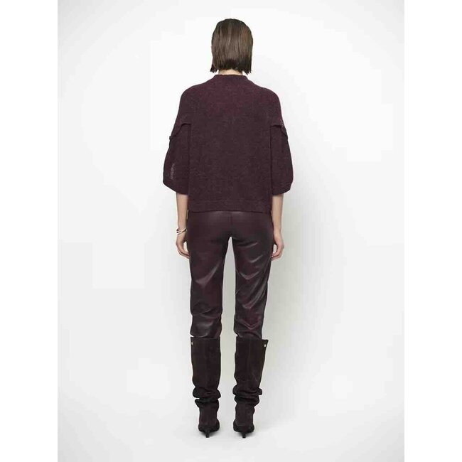 Dante 6 MAHANI CAPE SWEATER BORDEAUXROOD