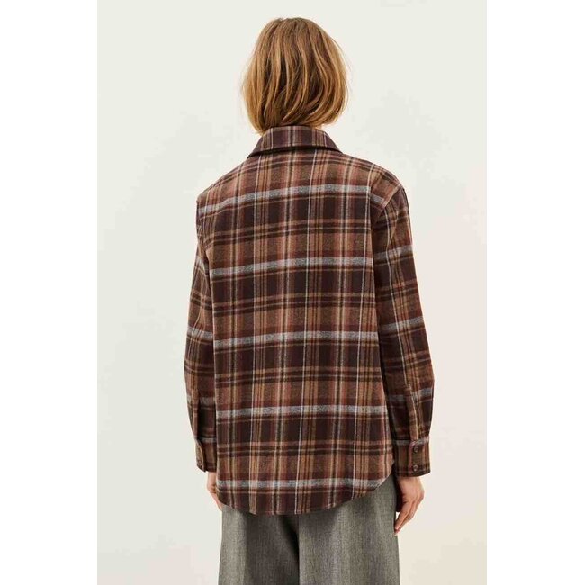 Ba&sh CHEMISE ROXEA CACAO