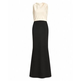 SWING KLEID BLACK/CHAMPAGNE BEIGE 5AL063